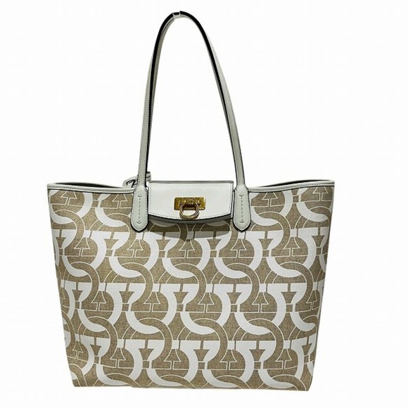 SALVATORE FERRAGAMO Monogram Gancini Bag Tote - Picture 1 of 9